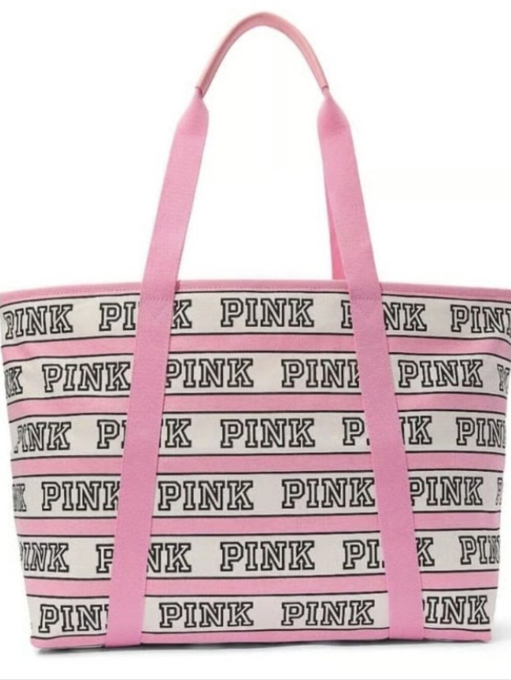 NWT in Sealed Bag! Victoria's Secret 2025 Special Edition PINK Canvas Tote Bag.